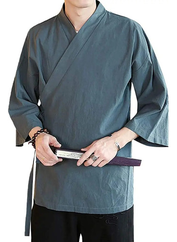 Camisa De Kung-fu Para Hombre, Chaqueta Tipo Cárdigan De Lin