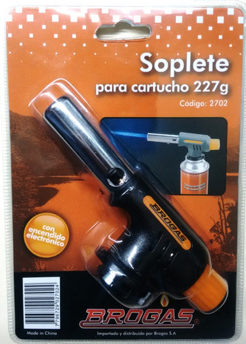 Imagen 1 de 2 de Soplete Encendido Electronico Soldador Brogas 2702 Lomas