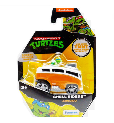 Las Tortugas Ninja Mini Vehiculo Figura Leonardo Blister