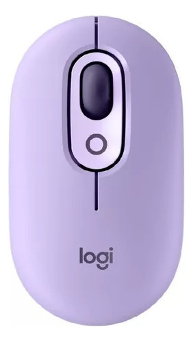 Mouse Logitech Pop Inalambrico-bluetooth Morado