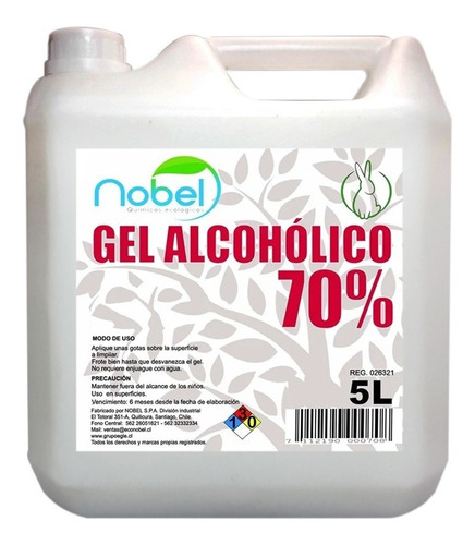 Alcohol Gel 5l 70% /forcecl