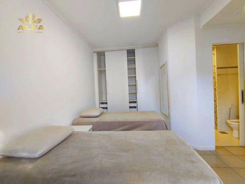 Imagem 16 de 20 de Flat À Venda Na Praia Das Pitangueiras, 2 Dormitórios, 1 Vaga. - Fl0003
