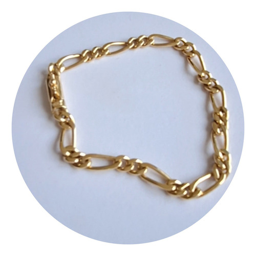 Pulseira Em Ouro Amarelo Maciça