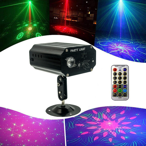 Projetor De Luz Laser Dj Disco Com Efeito Estroboscópico Pa