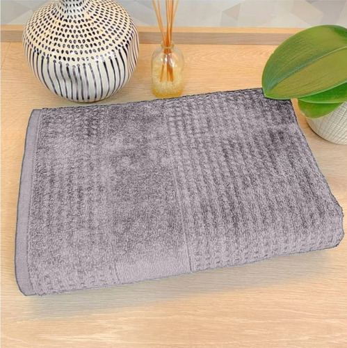 Toalla Baño Gamuza Plumbago Sola Textil Excelente Calidad