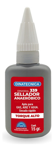 Sellador De Roscas Gas Aprobado Dinatecnica 15grs Anaerobico