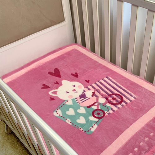 Cobertor Infantil Bebê Raschel Le Petit 0,90x1,10m Corttex