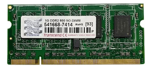 Memoria 1gb Ddr2 800mhz Sodimm