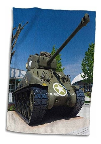 3d Rose France-normandy-wwii Us Sherman Tank-eu09 Wbi4032-w