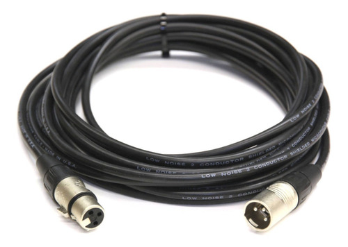 Imagen 1 de 10 de Cable Balanceado Para Microfono Xlr Canon Canon 9 Metros Cuo