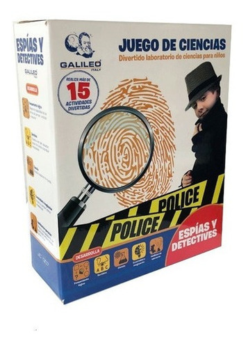 Juego De Ciencia Espias Y Detectives Huella Dactilar Galileo