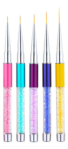 ` Pincéis Profissionais Para Liner Art, 5 Peças