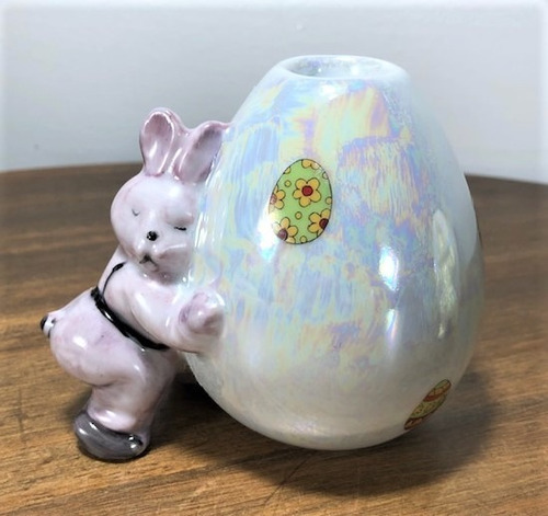 Imagem 6 de 9 de Kit 3 Coelhos Porta-vela Porcelana - Páscoa