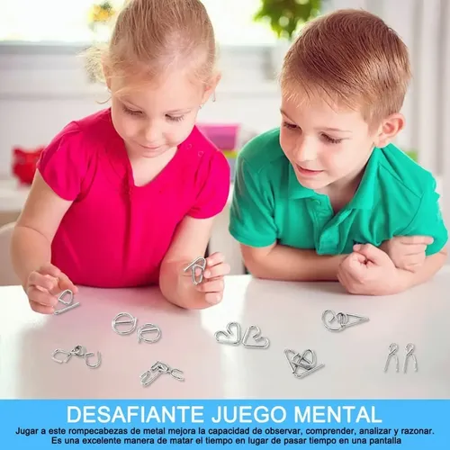 Solinorex Set De 24 Rompecabezas Metálicos – Juegos De Ingenio Y Anillos Para Adultos Y Niños, Regalo Original Que Desarrolla La Lógica Y La Creatividad