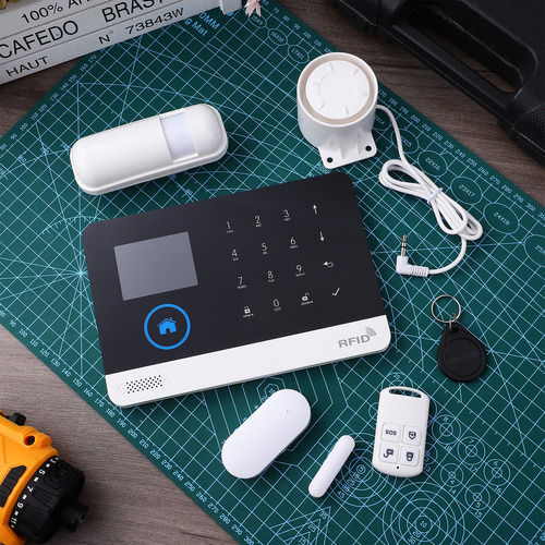Kit Sistema De Seguridad Alarma Hogar Y Sensor Wifi Y Gsm