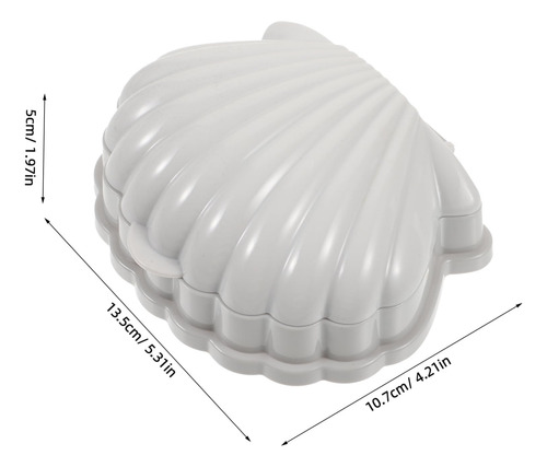 Jabonera De Concha, Barra Autodrenante, Soporte Para Jabón,