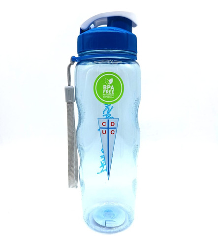 Botella De Agua 700 Ml Universidad Católica Fanatikos Fútbol Color Celeste