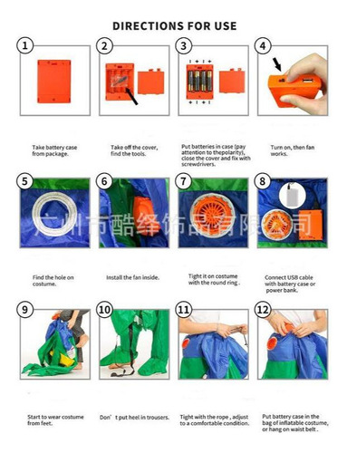 Trajes Inflables Para Espectáculos Y Fiestas De Halloween