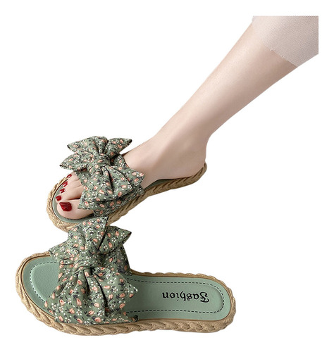 Zapatillas Con Forma De Lazo, Ropa De Abrigo De Moda Para Mu