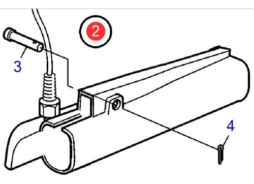 Imagem 2 de 4 de 21375754 Sensor Direção Lado Bombordo Rabeta Volvo Penta Dph