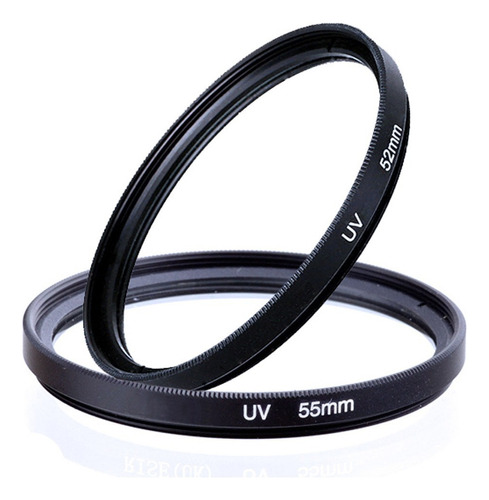 Combo Filtros Uv Lente Protector Ø 55mm Y Ø 52 Mm