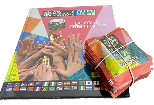 Álbum Metalizado Fifa Womens World Cup 2023 + 200 Figurinhas