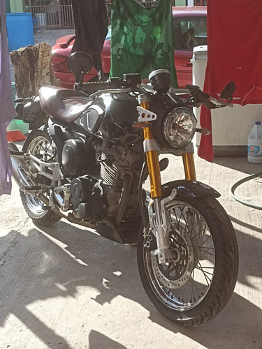 Moto Negra Con Barras Amarillas, Sin Adeudos Y Al 100