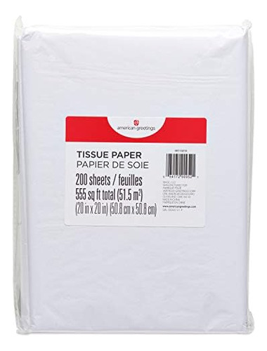 American Greetings 200 Hojas De Papel De Seda Blanco A De 20