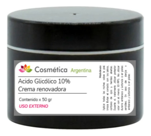 Crema Renovacion Celular C/ Glicolico 10% Arrugas Acne 50 Gr