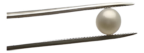 Pérola 1.185 Cts Natura 5,46 Mm Meio Furo Verdadeira Ostra A