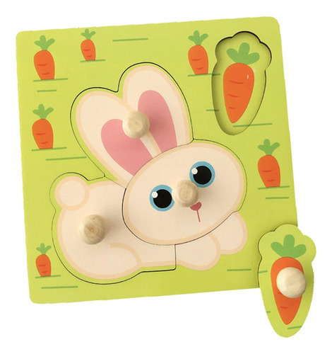 Mz Juego De Rompecabezas De Conejo De Dibujos Animados