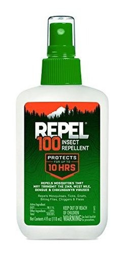 Repel 100 Repelente De Insectos, Bomba De Aspersión, De 4 On