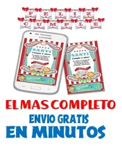 Comprar Kit Imprimible Candy Bar Circo Vintage El Mas Completo
