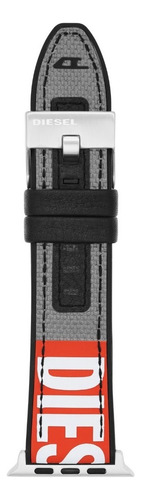 Extensible Diesel De Nylon Para Apple Watch 42/44mm Color Gris