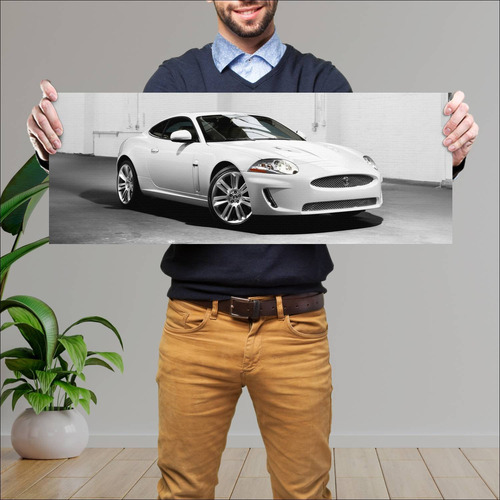 Cuadro 30x80cm Auto 2009 Jaguar Xkr Coupe