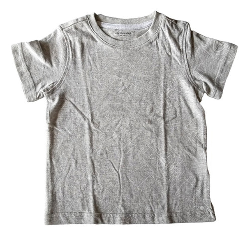 Camiseta Bebé Niño Gris En Algodón Marca Vertbaudet