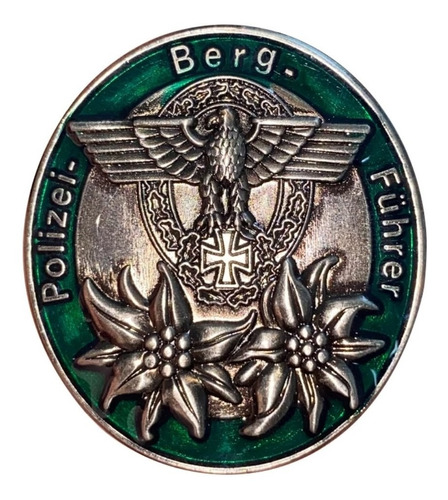 Pin Militar, Insignia Guia De Montaña Policía Alemana, 2 G M