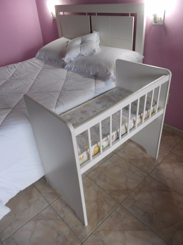 Mini Berço Acoplável A Cama Modelo 4 Em 1