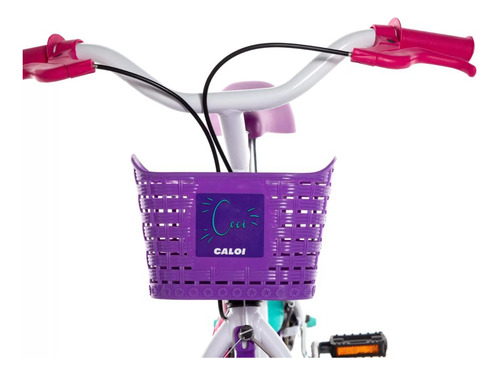 Kit Bicicleta Infantil Aro 16 Ceci (2022) Com Capacete Rosa
