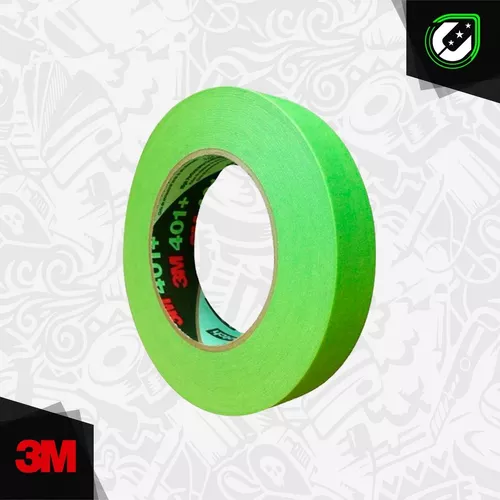 3M – Cinta de enmascarar 401+, color verde, varios tamaños, Verde, 48