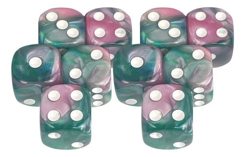 4 Juego De Dados D6 De 10 Estilo Mm Estilo D Estilo D