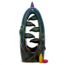 Comprar Porta Conos Torre Bicolor Cascada Humo Fuente + 10 Conos