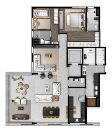Apartamento Com 3 Dormitório(s) Localizado(a) No Bairro Campo Belo Em São Paulo / São Paulo - 3435:906971
