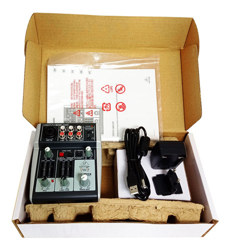 Mezclador 2 Canales C/interfaz De Audio/usb Xenyx 302usb