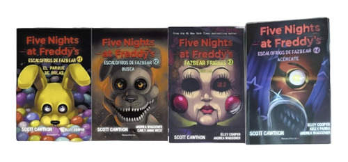 Colección Libros Fazbear Five Nights At Freddy's 4 Libros 