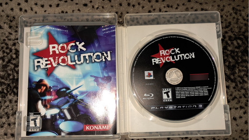Bateria Rock Revolution Ps3 + Jogo - Funciona Em Gh E Rb (Usado)