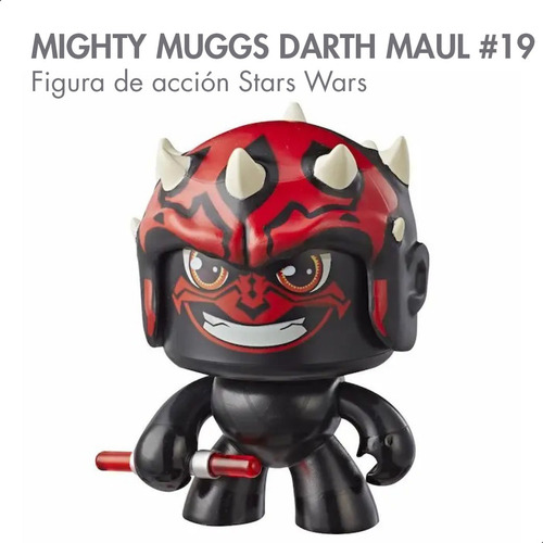 Figura De Acción Mighty Muggs Star Wars Darth Maul 19