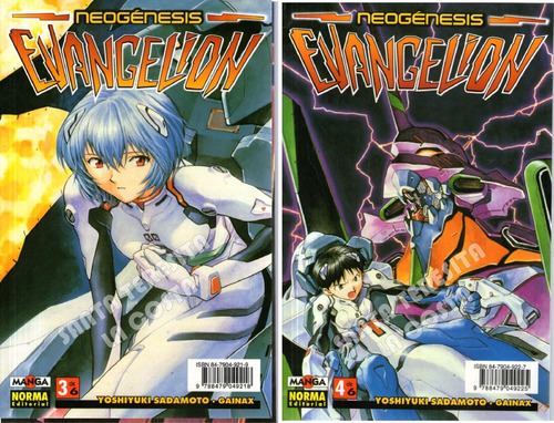 Neongénesis Evangelion 5 Tomos Manga Norma Editorial