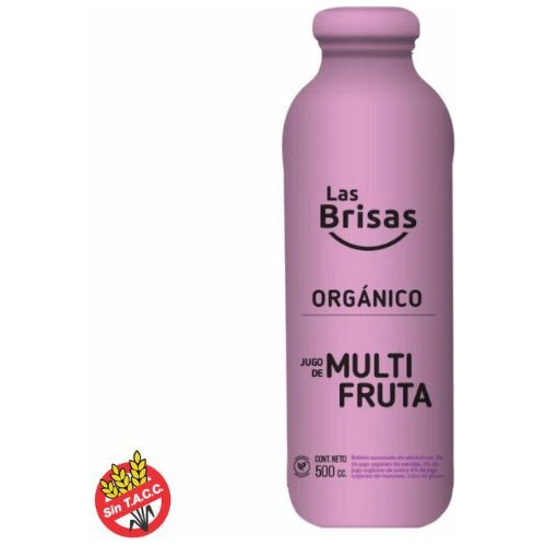 Jugo De Multi Frutas Orgánico - Las Brisas (x 500cc)