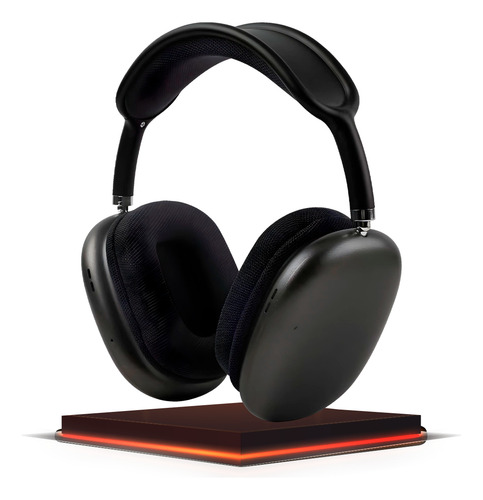 Fone De Ouvido Bluetooth Sem Fio P9 Ergonômico Cor Preto